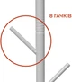 Напольная вешалка Fabrika TREE 43 x 43 х 168 см Белая (FK0239White) - изображение 3