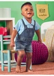 Полукомбинезон набор 2 шт. для мальчика Lupilu LIDL 314493 074 см (6-9 months) Синий - изображение 2