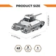 Коллекционная модель-конструктор Metal Time World of Tanks танк P 26/40 (MT062) - изображение 4