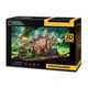3D пазл объемный Cubic Fun National Geographic Dino Стегозавр 62 элемента DS1054h - изображение 2