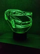 3d-светильник Тесла Tesla S, 3д-ночник, несколько подсветок (на пульте), подарок автолюбителю - изображение 8