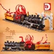 Конструктор DK 80017 Паровоз Demon Slayer Mugen Assemeled Unlimited Train 1760 деталей - изображение 8