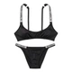 Купальник Victoria's Secret Shine Strap Tulum Scoop Top & Strap Escondido Bottom (топ S, плавки бикини S) - изображение 1