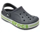 Дитячі кроксі-сабо для хлопчика Crocs Bayaband Clog Kids Charcoal (25/26, сірий) - зображення 7