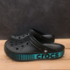 Чоловічі крокси CROCS Bayaband Logo Motion Clog Black (38-39, чорні) - зображення 3