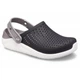 Дитячі крокси-сабо для хлопчика Crocs Kids’ LiteRide Clog Black/White (30/31, чорні) - изображение 3