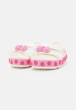 Крокс сандалі білі дитячі crocs crocband cruiser pet sandal white pink tweed (34/35, білий) - зображення 11