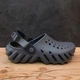 Чоловічі крокси Crocs Echo Clog Storm Чорні (38-39, чорний) - зображення 3