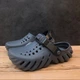 Чоловічі крокси Crocs Echo Clog Storm Чорні (38-39, чорний) - зображення 7