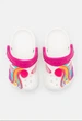 Дитячі крокси для дівчинки Crocs Kids Classic I AM Unicorn White (31/32, білий) - зображення 8