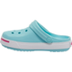 Дитячі крокси для дівчинки Crocs Crocband II Kids Clogs Ice Blue/Candy Pink (21/22, бірюзовий) - изображение 10