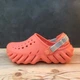 Чоловічі крокси Crocs Echo Reflective Backstrap Clog Grapefruit (48/49, кораловий) - зображення 2