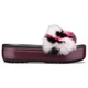Жіночі шльопанці Crocs Crocband Slide Platform So Luxe Clog Black / Burgundy (38-39, чорний) - изображение 3