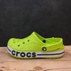 Дитячі крокси-сабо для хлопчика Crocs Bayaband Clog Kids' Lime Punch/Navy (25/26, зелений) - изображение 2