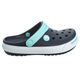 Дитячі крокси-сабо для хлопчика Crocs Crocband Clogs Navy/Ice Blue Kids (22/24, синій) - изображение 7