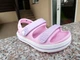 Дитячі сандалії для дівчинки Crocs Toddler Crocband Cruiser Sandal Ballerina / Lavender (32/33, розовий) - зображення 6