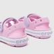 Дитячі сандалії для дівчинки Crocs Toddler Crocband Cruiser Sandal Ballerina / Lavender (32/33, розовий) - зображення 8
