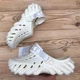 Чоловічі крокси ехо білі Crocs Echo Clog White (48/49, білий) - зображення 4