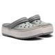 Дитячі крокси для дівчинки Crocs Crocband Platform Clog Grey/Rose (33/34, сірий) - зображення 5