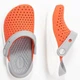 Дитячі крокси-сабо для хлопчика Crocs LiteRide Clogs Tangerine/White (23/24, помаранчевий) - изображение 4