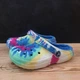 Дитячі Крокс Клог Утеплені Світло Сині Crocs Classic Lined Clog Tie Dye Powder Blue /Multi (34/35, світло синій) - изображение 3