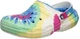 Дитячі Крокс Клог Утеплені Світло Сині Crocs Classic Lined Clog Tie Dye Powder Blue /Multi (34/35, світло синій) - изображение 11