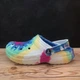 Дитячі Крокс Клог Утеплені Світло Сині Crocs Classic Lined Clog Tie Dye Powder Blue /Multi (34/35, світло синій) - изображение 13