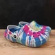 Дитячі Крокс Клог Утеплені Світло Сині Crocs Classic Lined Clog Tie Dye Powder Blue /Multi (34/35, світло синій) - изображение 15