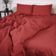 Простынь MirSon Ranforce Elite 17-0608 Stripe Red 220x240 см (2200010365153) - изображение 2
