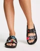 В'єтнамки чоловічі Crocs Classic Feel the Positivity Sandal Black (46-47, чорний) - зображення 2