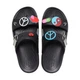 В'єтнамки чоловічі Crocs Classic Feel the Positivity Sandal Black (46-47, чорний) - зображення 15
