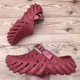 Крокс Єхо Клог Червоні Crocs Echo Clog Strawberry-Wine (43-44, червоний) - зображення 4