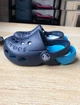 Дитячі крокси-сабо для хлопчика Crocs Electro Clog Navy/Electric (24/25, синій) - изображение 2
