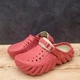 Крокс Єхо Клог Червоні Crocs Echo Clog Strawberry-Wine (43-44, червоний) - зображення 7