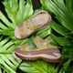 Жіночі Сандалі Crocs Mega Crush Retro Floral Sandal Vanilla\Cork (39-40, бежевий) - изображение 2