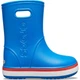 Крокс Дитячі Чоботи Для ДІвчат Сині Crocs Crocband Rain Boot Bright Cobalt/Flame (30/31, світло синій) - зображення 6