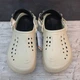 Чоловічі крокси Crocs Echo Clog Atmosphere Stucco Bone/Black (48/49, бежевий) - зображення 9