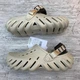 Чоловічі крокси Crocs Echo Clog Atmosphere Stucco Bone/Black (48/49, бежевий) - зображення 15
