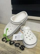Жіночі крокси Crocs Crocband Clog Off Court White (37-38, білий) - зображення 7