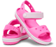 Дитячі сандалії для дівчинки Crocs Bayaband Kids Sandal Electric Pink (21/22, рожевий) - зображення 1