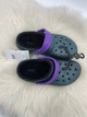 Дитячі Крокси Утеплені Crocs Classic Glitter Lined Clog Kids Starry Skies Glitter (37-38, чорний) - изображение 5
