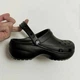 Жіночі крокси Crocs Classic Clog Platform Black (34-35, чорний) - изображение 8