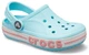 Дитячі крокси для дівчинки Crocs Bayaband Kids Clog Ice Blue/Melon (34/35, бірюзовий) - изображение 5