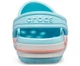 Дитячі крокси для дівчинки Crocs Bayaband Kids Clog Ice Blue/Melon (34/35, бірюзовий) - изображение 8