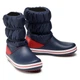 Чоботи Крокс Наві Сині Crocs Crocband Winter Boot Navy/Red (33/34, синій) - зображення 7