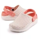 Дитячі крокси для дівчинки Crocs LiteRide Kids Clog Grey/Powder/White (34/35, пудра) - изображение 8