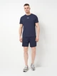 Футболка хлопковая длинная мужская Everlast T-Shirt Slub J Garment Dye 38M243G27-4000 S Blu Navy (8052995760102) - изображение 3
