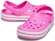 Дитячі крокси для дівчинки Crocs Crocband Electric Pink/White (21/22, рожевий) - изображение 1