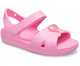 Дитячі сандалії для дівчинки Crocs Classic Cross-Strap Sandal Pink Lemonade (25/26, розовый) - изображение 8