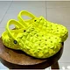 Жіночі крокси Crocs Geometric Clog Lemon (37-38, лимонний) - зображення 9